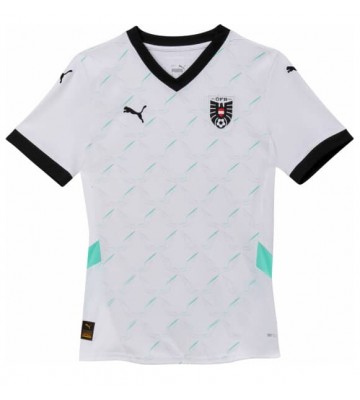 Austria Replica Away Stadium Shirt for Women Euro 2024 Short Sleeve